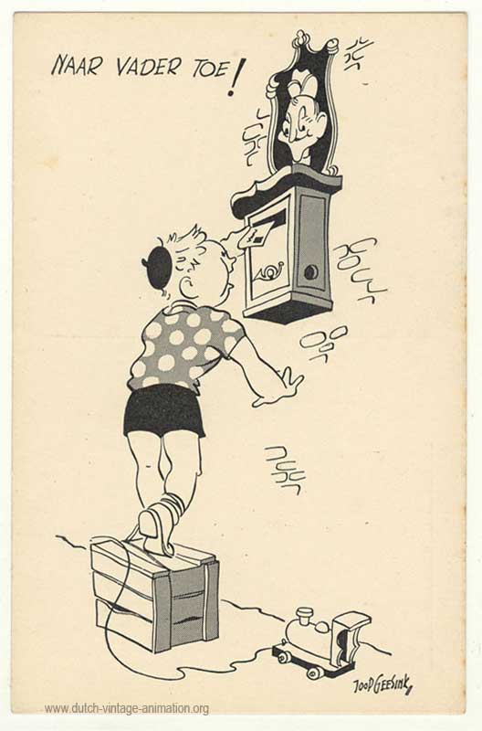 Een van de 'moblisatie briefkaarten' uit 1939