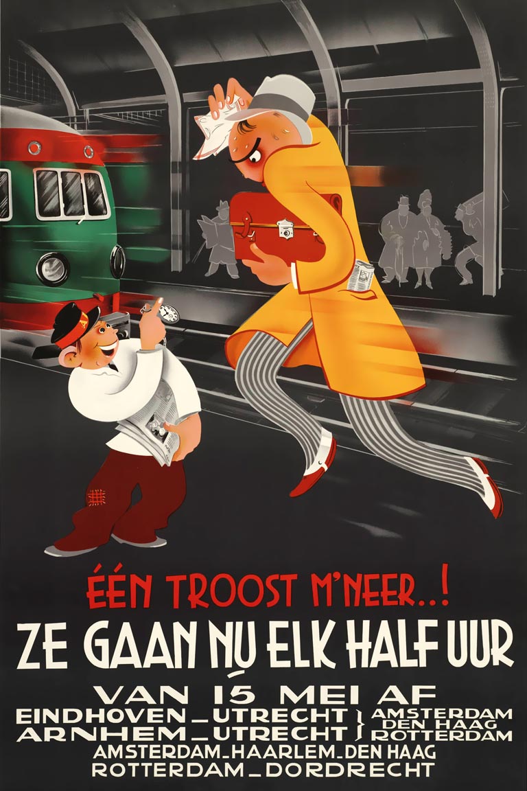 Spoorweg poster (1938)