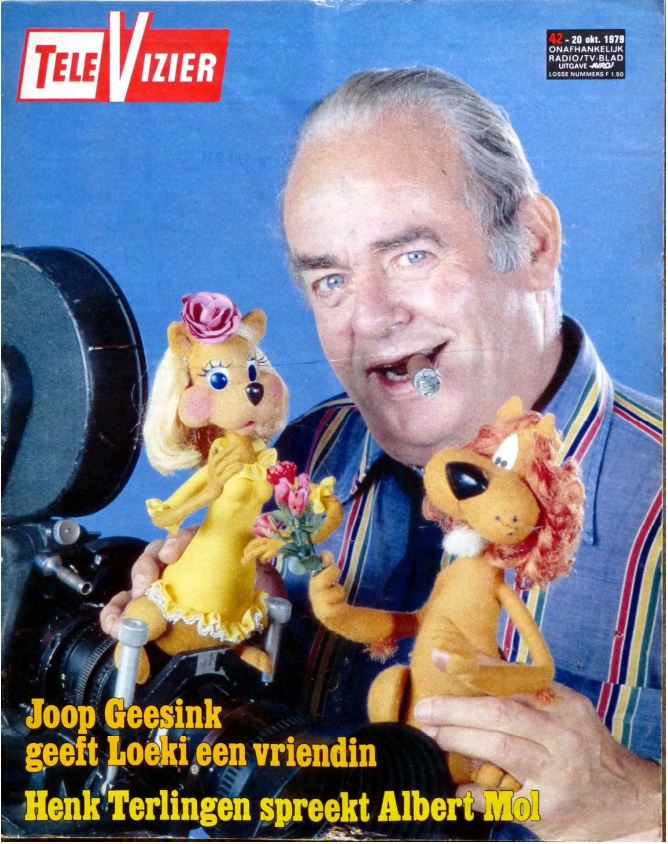 Joop Geesink met Loeki de Leeuw en Rosie (1979)